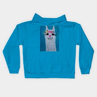 Smiling Alpaca Kids Hoodie